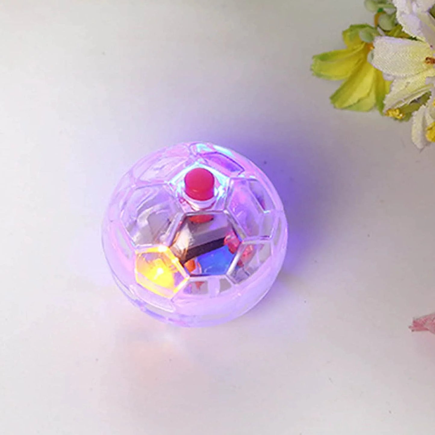 30Pcs Motion Light up Hunting Cat Ball for Cats Motion Activated Cat Ball with LED Light Pet Interactive Toy Animal Activity Toy for More Cat Pet Family