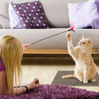 Cat Scratcher Mat, Natural Sisal Cat Scratch Mats, Horizontal Cat Floor Scratching Pad Rug, Protect Carpets and Sofas.