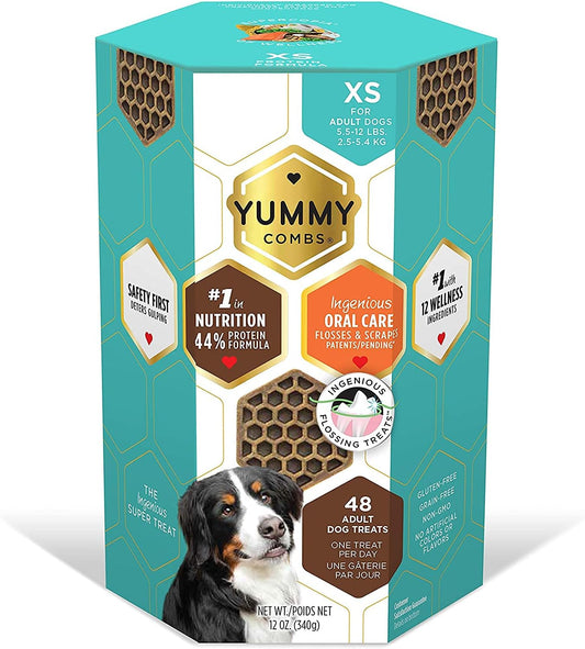 Dog Dental Treat - Extra Small - Protein Formula - 12Oz Carton